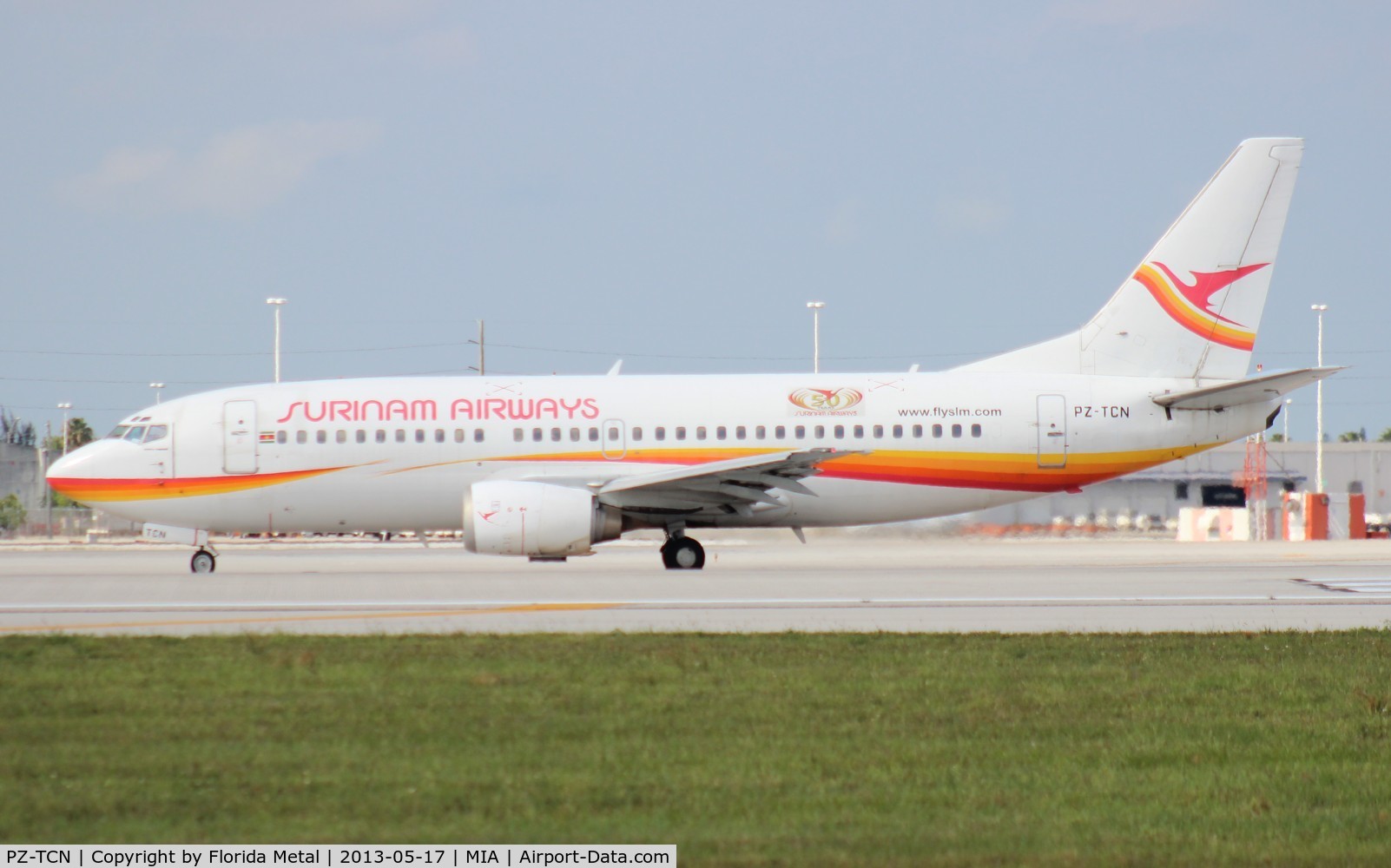 PZ-TCN, 1997 Boeing 737-36N C/N 28668, Surinam Airways 737-300