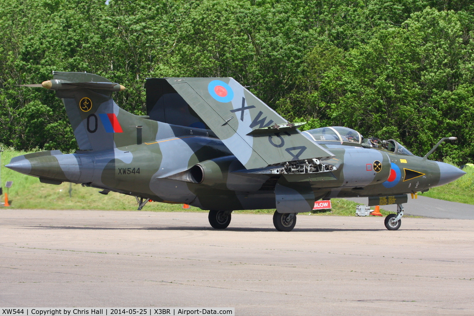 XW544, 1972 Hawker Siddeley Buccaneer S.2B C/N B3-05-71, at the Cold War Jets Open Day 2014