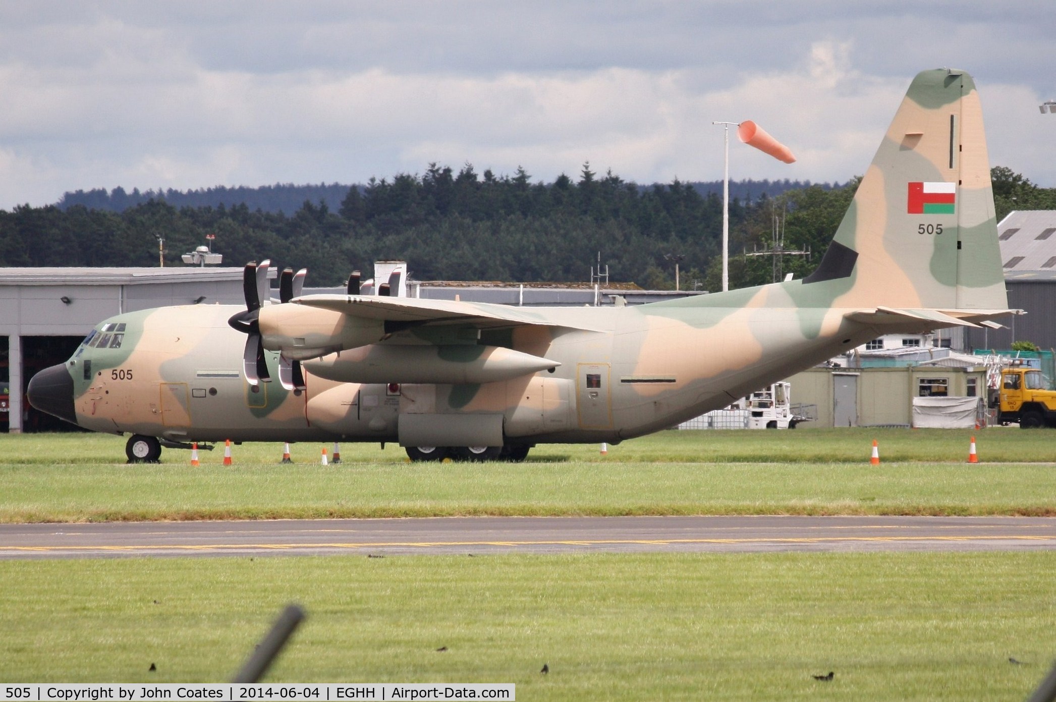 505, 2013 Lockheed Martin C-130J C/N 382-5739, First visit to BOH