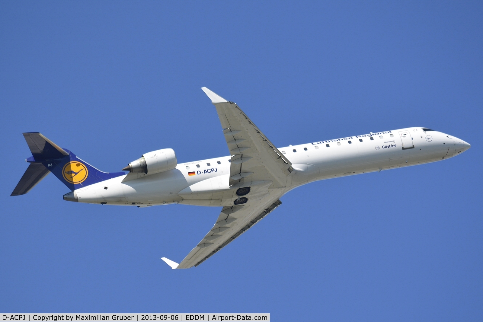 D-ACPJ, Canadair CRJ-701ER (CL-600-2C10) Regional Jet C/N 10040, Lufthansa CityLine