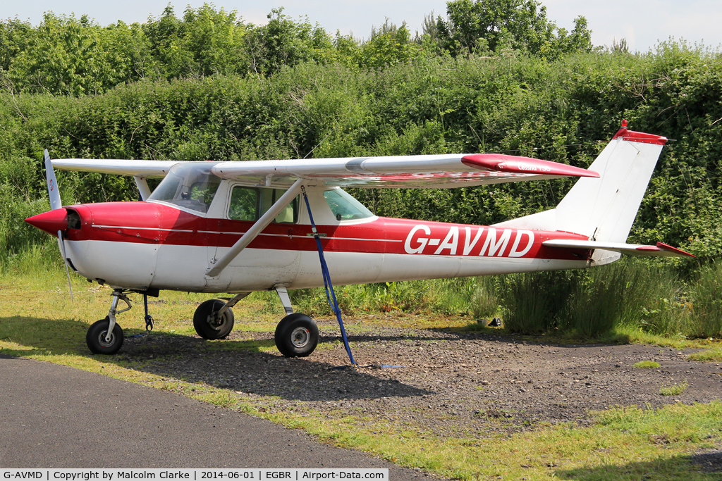 G-AVMD, 1966 Cessna 150G C/N 150-65504, Cessna 150G at The Real Aeroplane Club's Biplane and Open Cockpit Fly-In, Breighton Airfield, June 1st 2014.