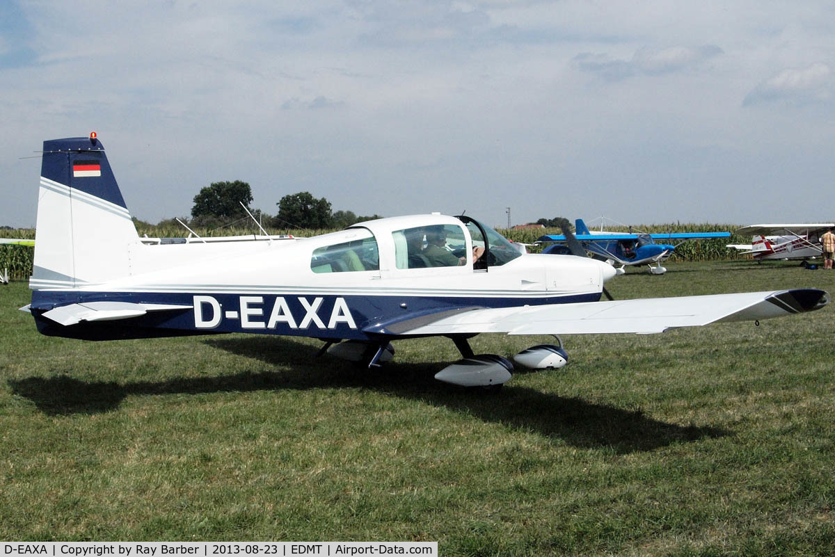 D-EAXA, American Aviation AA-5 Traveler C/N AA5-0497, American Aviation AA-5 Traveler [AA5-0497] Tannheim~D 23/08/2013