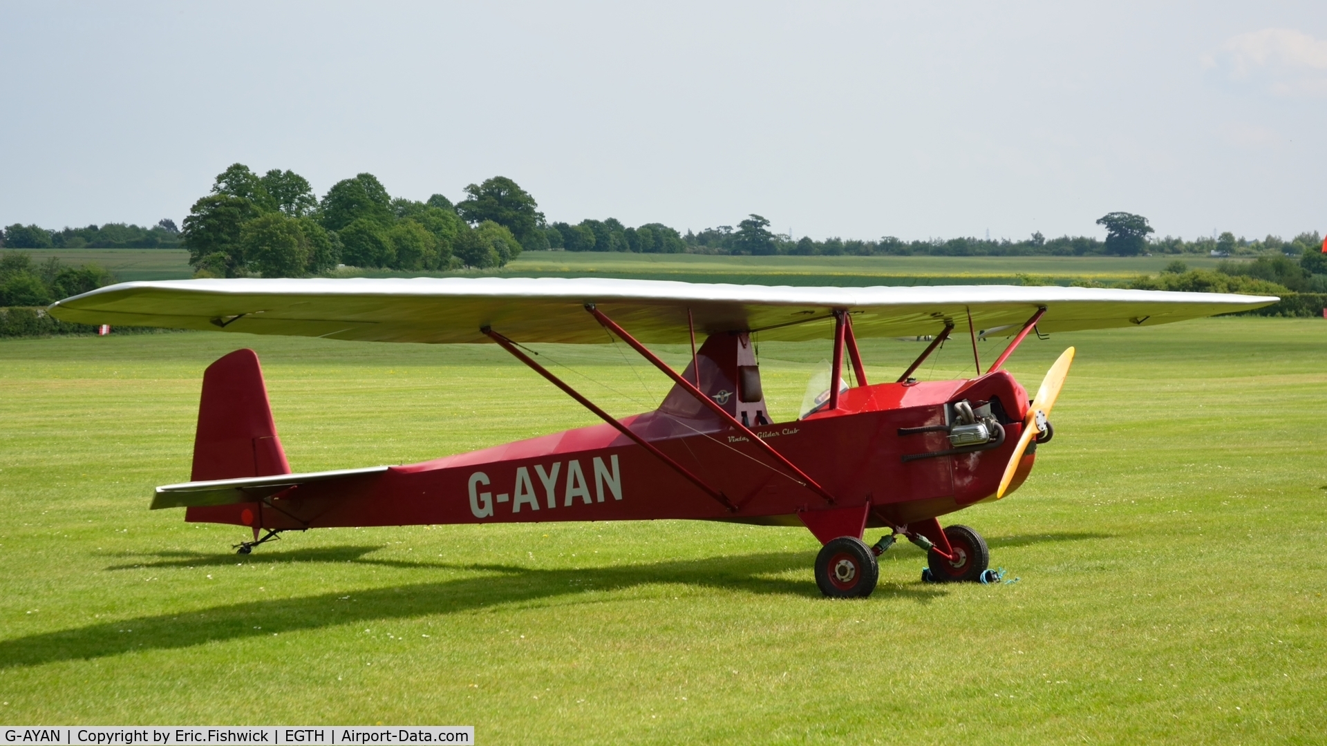 G-AYAN, 1970 Slingsby Cadet Motor Glider III C/N PFA 1385, 2. G-AYAN visiting Shuttleworth (Old Warden) Aerodrome.