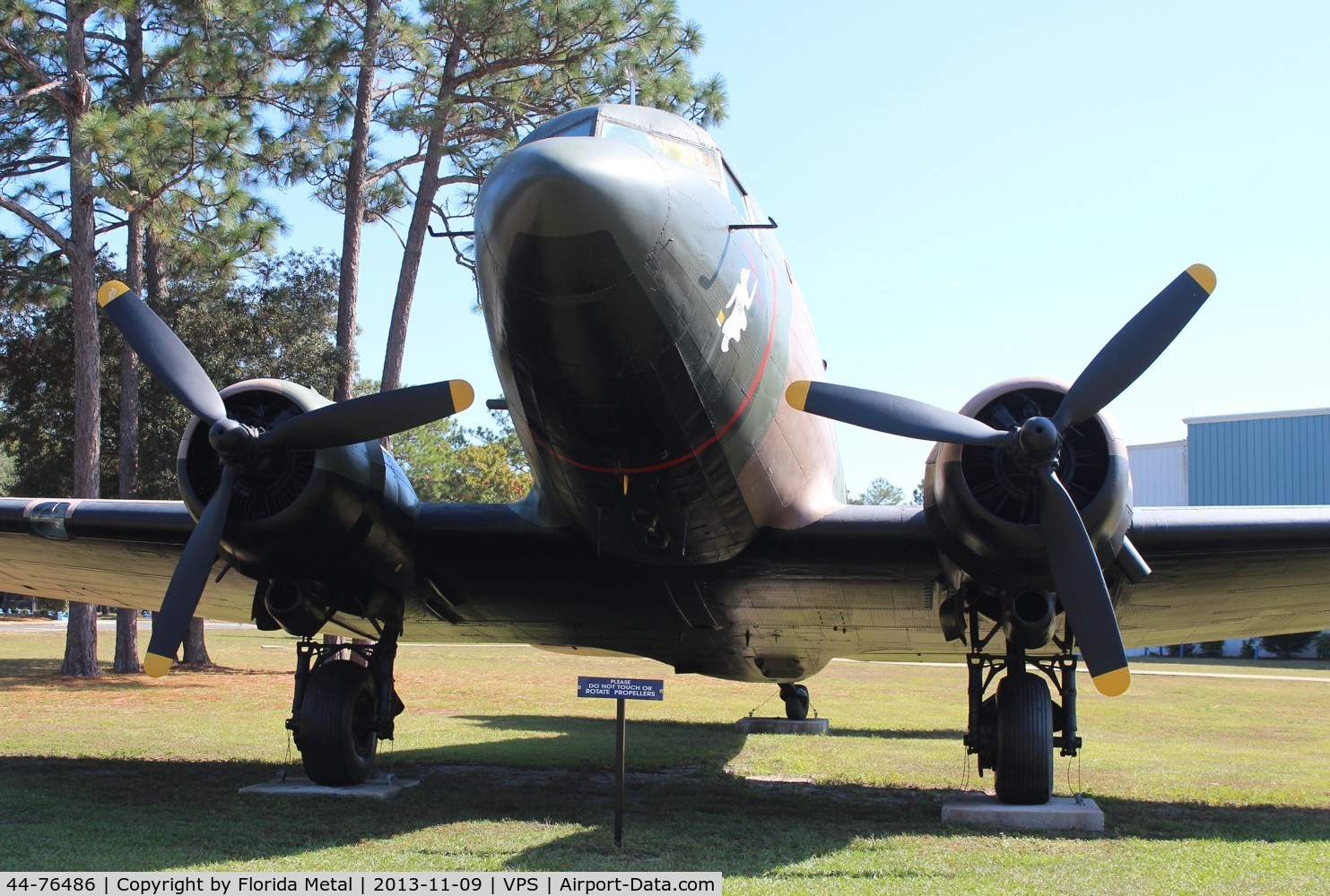 44-76486, 1944 Douglas C-47B-25-DK (R4D-7) Skytrain C/N 16070, C-47 at Air Force Armament Museum