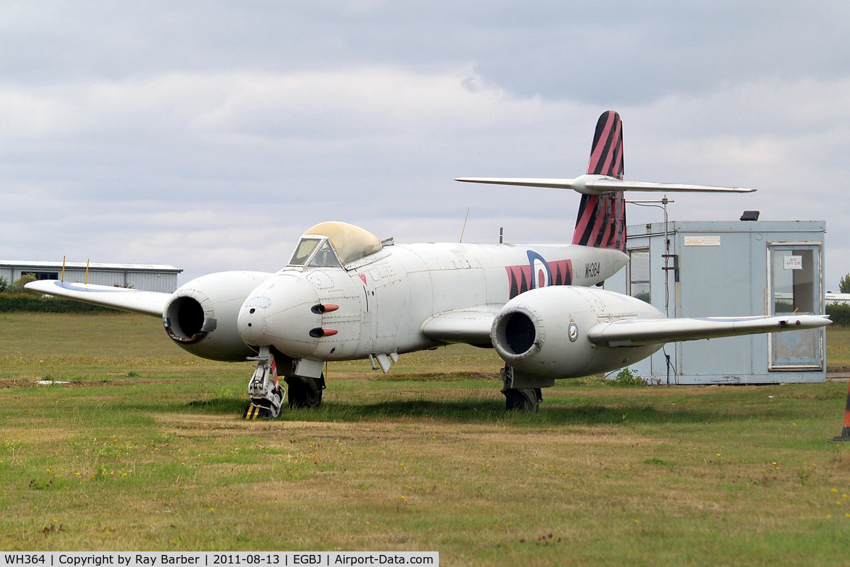 WH364, Gloster Meteor F.8 C/N Not found WH364, WH364   Gloster Meteor F.8 (WH364] Staverton~G 13/08/2011.