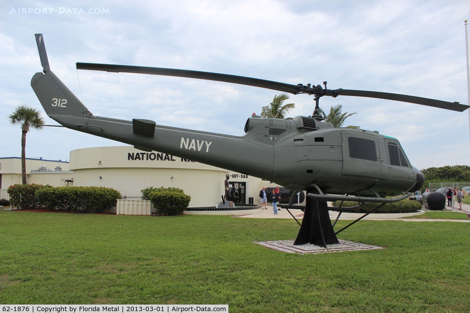 62-1876, 1962 Bell UH-1B Iroquois C/N 396, UH-1B at Navy Seal Museum Ft. Pierce FL