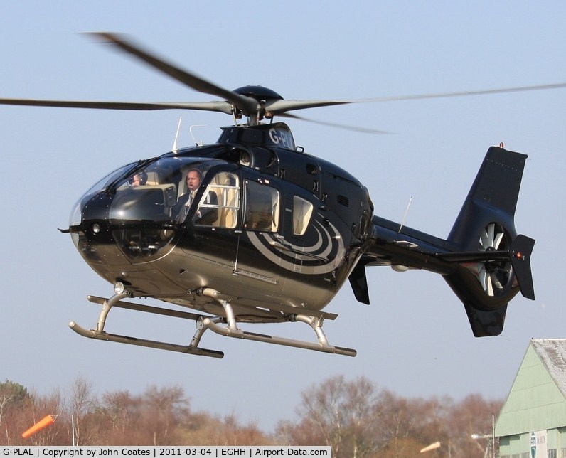 G-PLAL, 2005 Eurocopter EC-135T-2 C/N 0407, Arriving BHL
