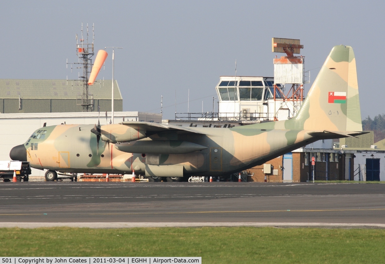 501, Lockheed C-130H Hercules C/N 382-4878, Parked