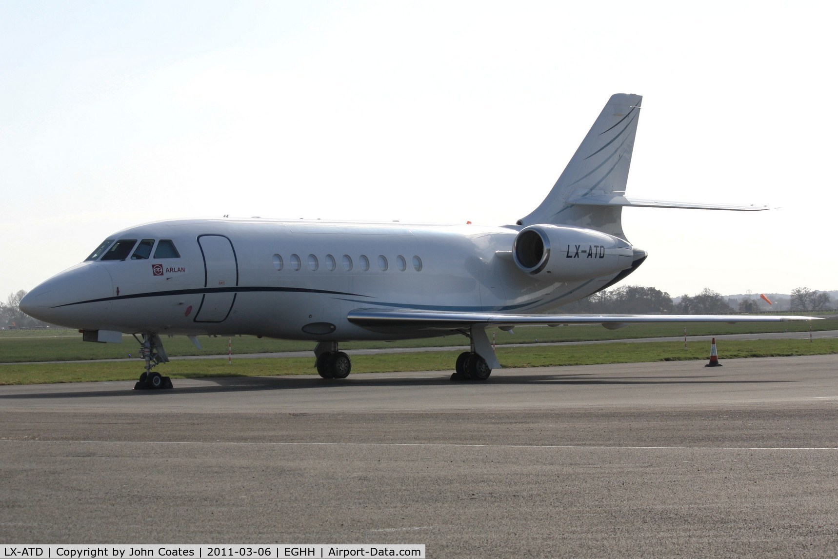 LX-ATD, 2008 Dassault Falcon 2000DX C/N 603, At Sigs