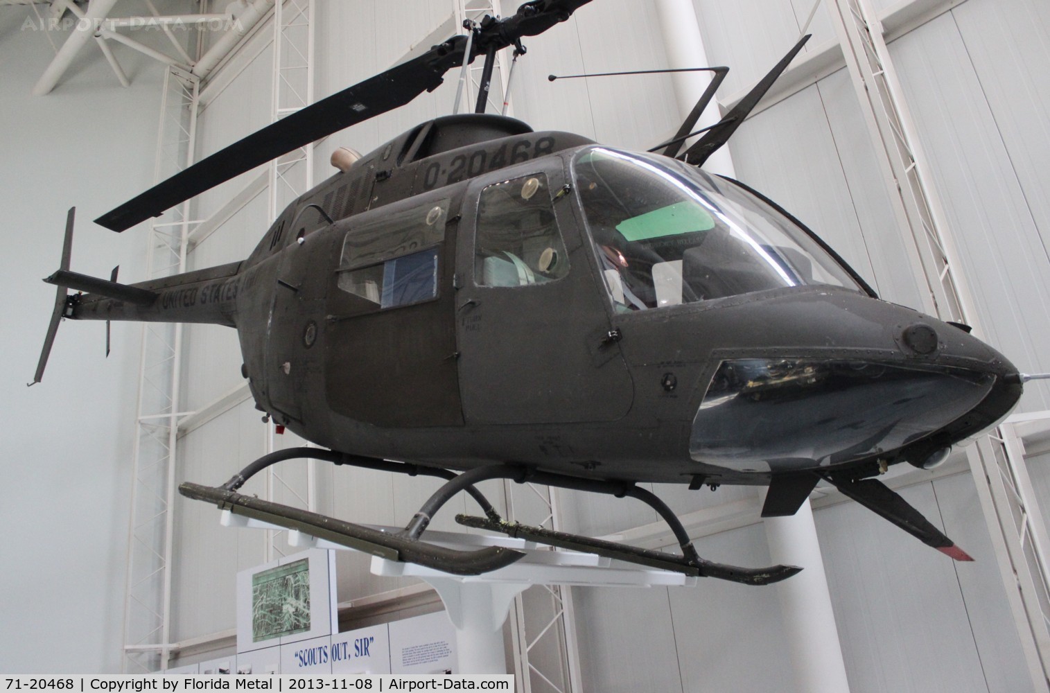 71-20468, 1971 Bell OH-58A Kiowa C/N 41329, OH-58A Kiowa at Army Aviation Museum