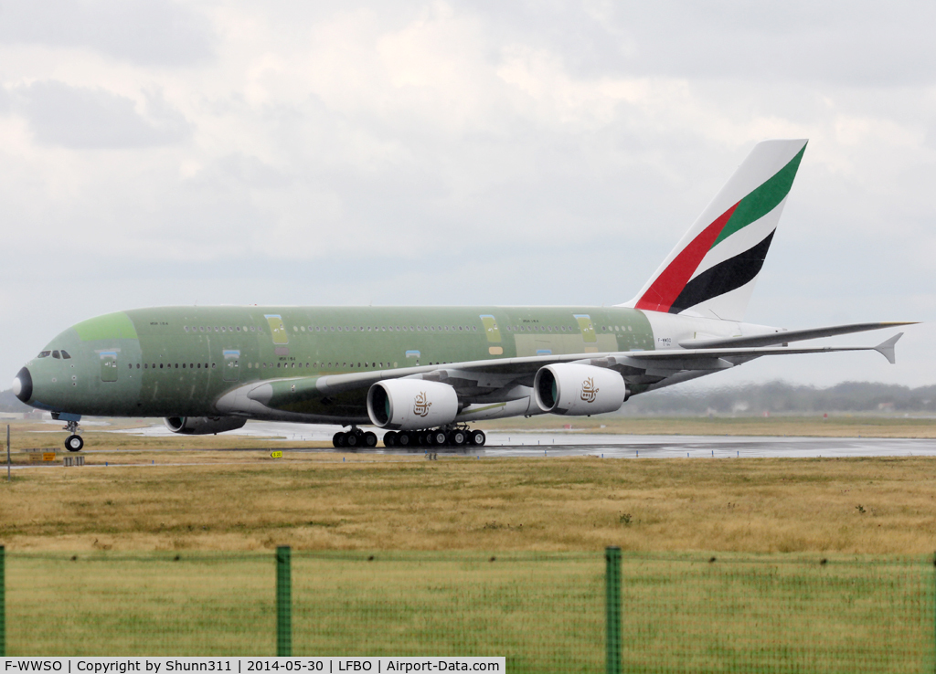 F-WWSO, 2014 Airbus A380-861 C/N 164, C/n 0164 - For Emirates as A6-EOB