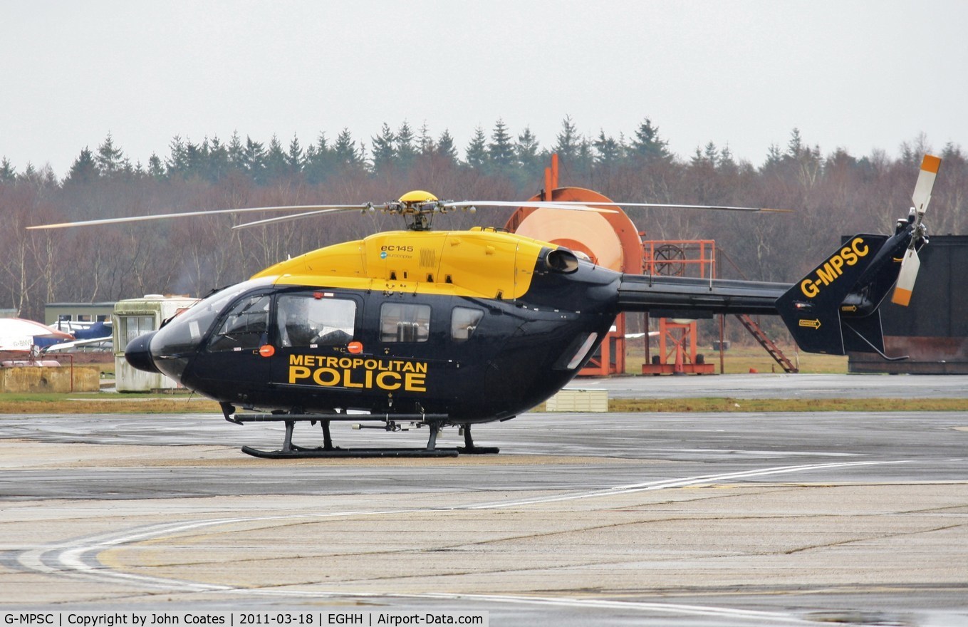 G-MPSC, 2005 Eurocopter-Kawasaki EC-145 (BK-117C-2) C/N 9075, At BHL
