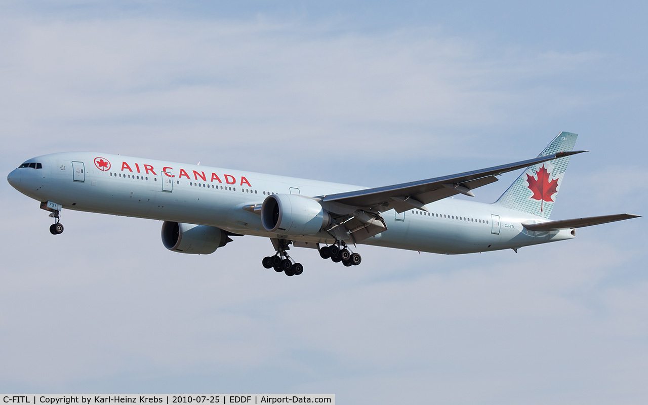 C-FITL, 2007 Boeing 777-333/ER C/N 35256, Air Canada