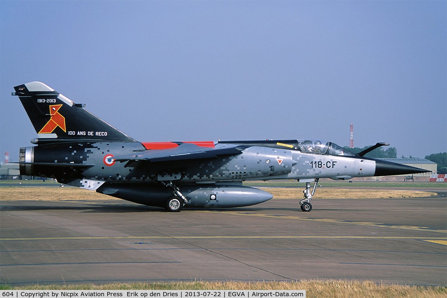 604, Dassault Mirage F.1CR C/N 604, 604 in 100 years recconnaissance anniversay livery