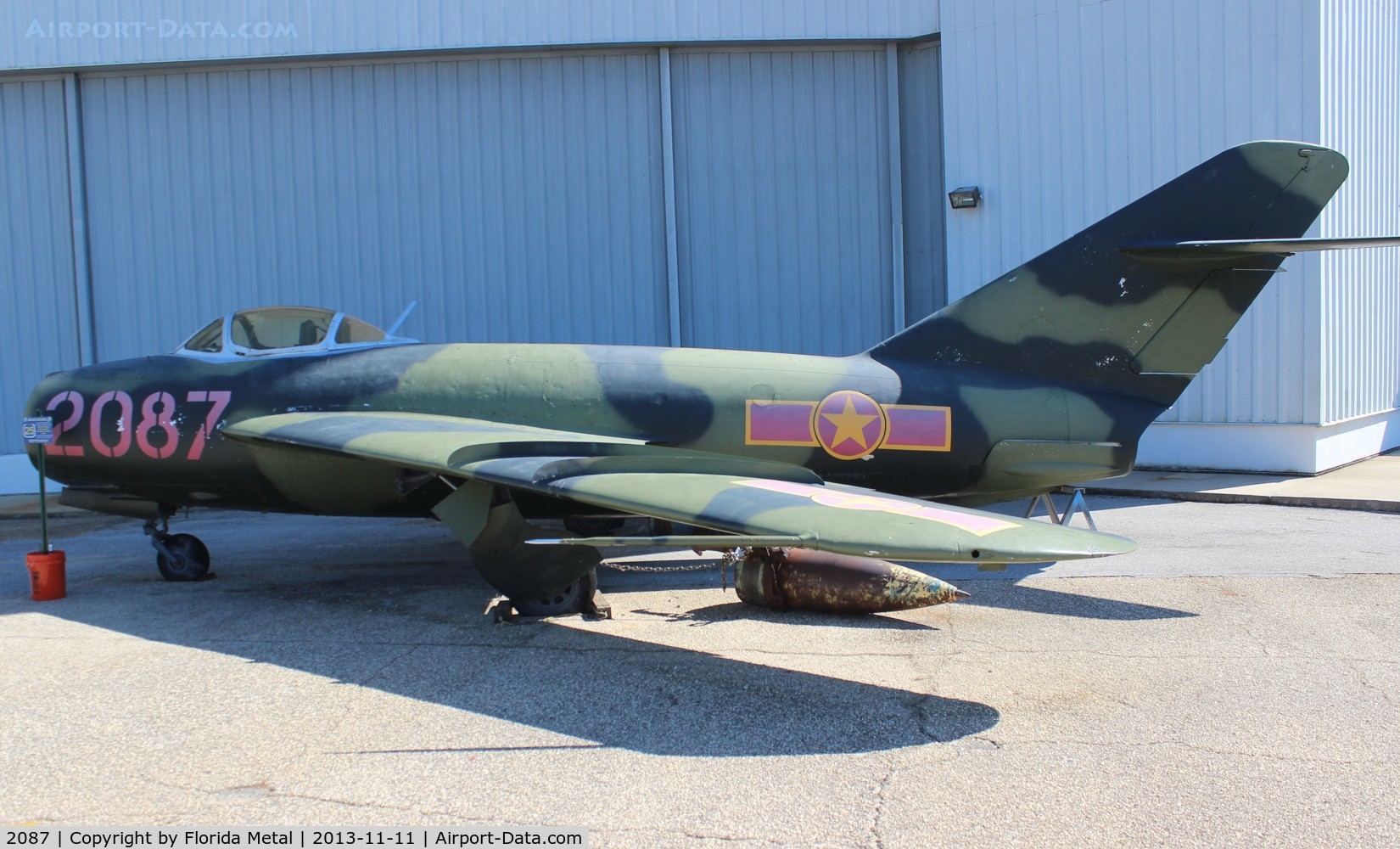 2087, Mikoyan-Gurevich MiG-17 C/N Not found 2087, Mig 17 at Battleship Alabama Museum