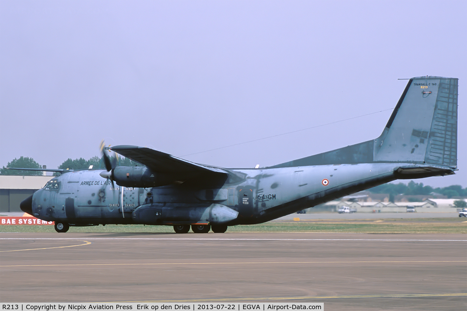 R213, Transall C-160R C/N 216, Still going strong is this French AF Transall transport