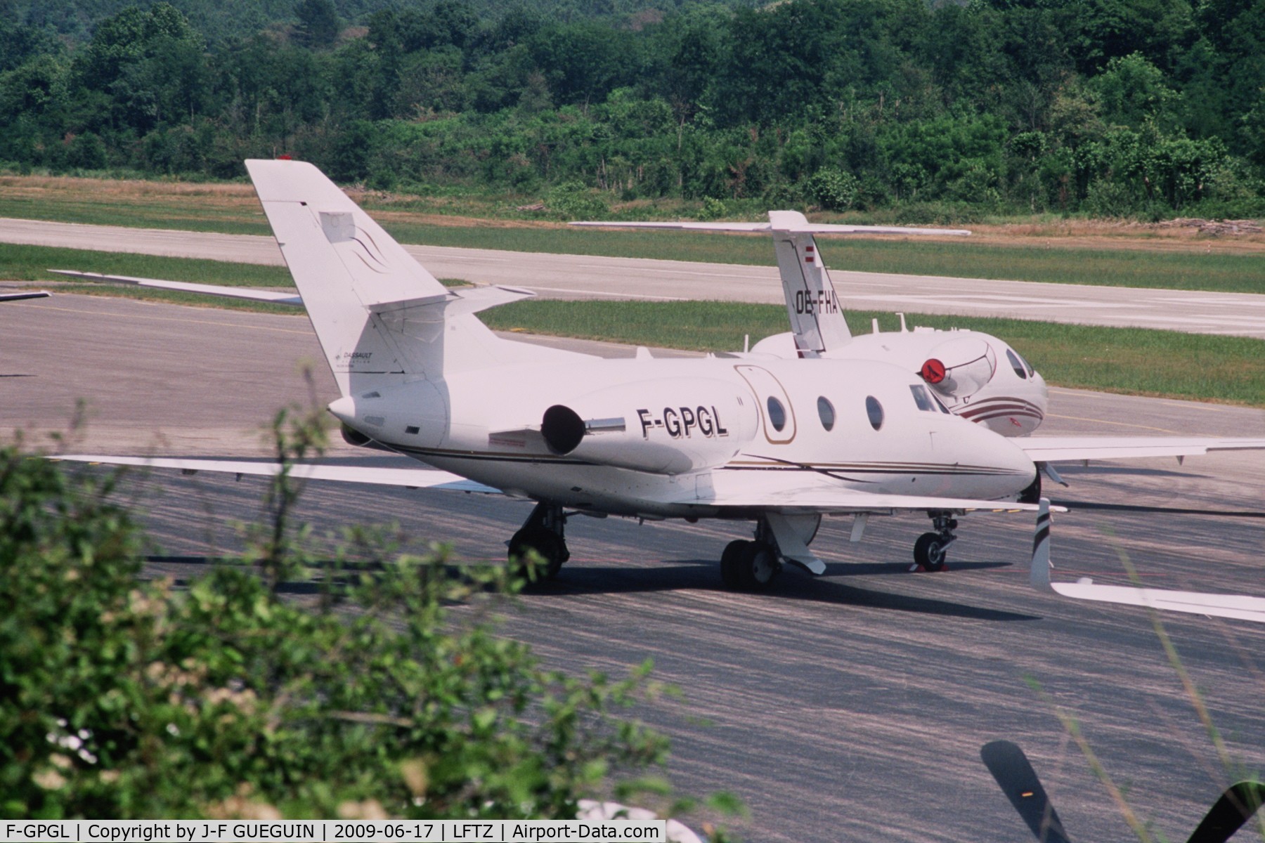 F-GPGL, 1983 Dassault Falcon 10 C/N 203, F-GPGL at La Mole airport.