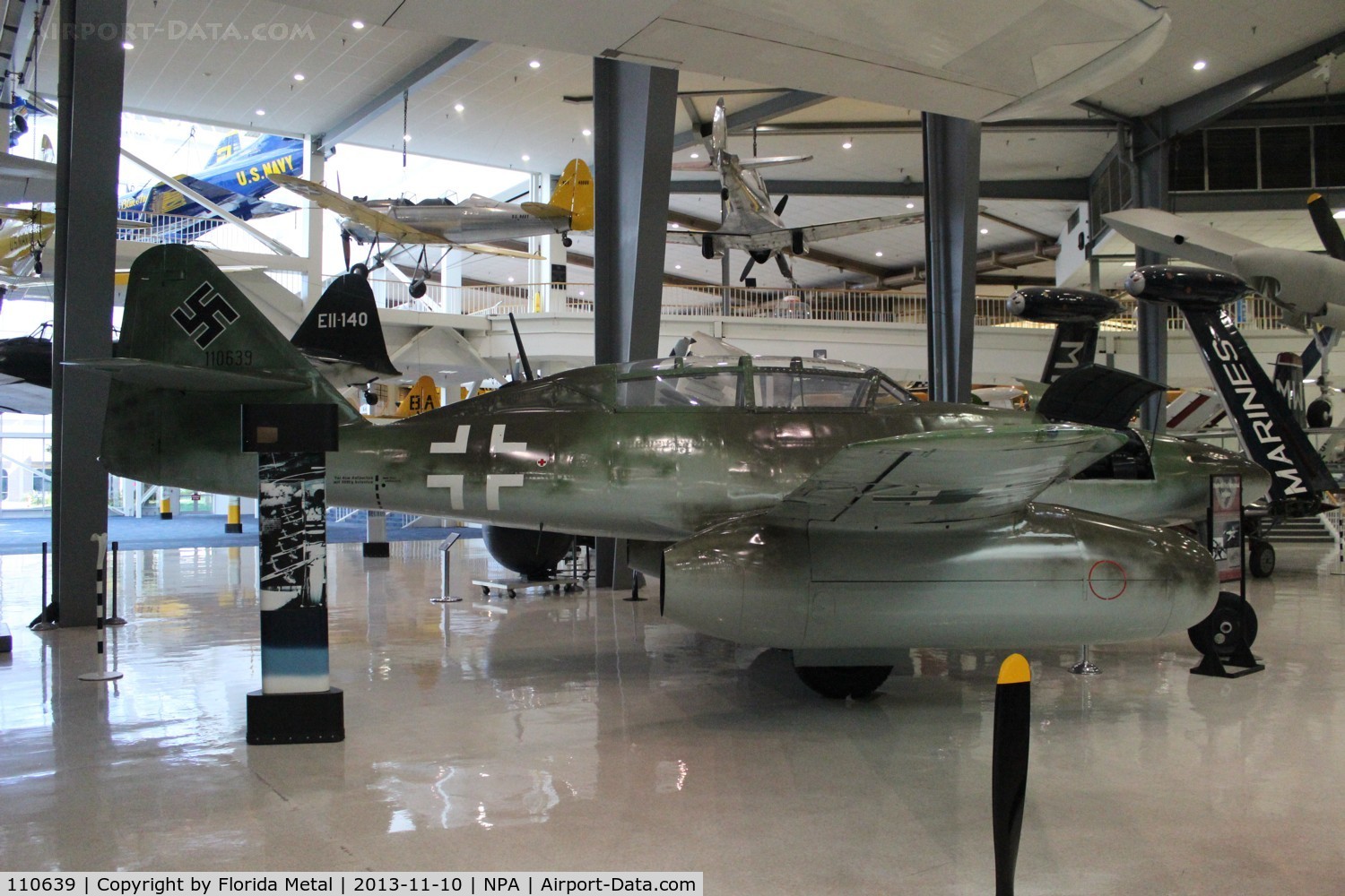 110639, 1942 Messerschmitt Me-262B-1a Schwalbe C/N 110639, ME-262 Schwalbe