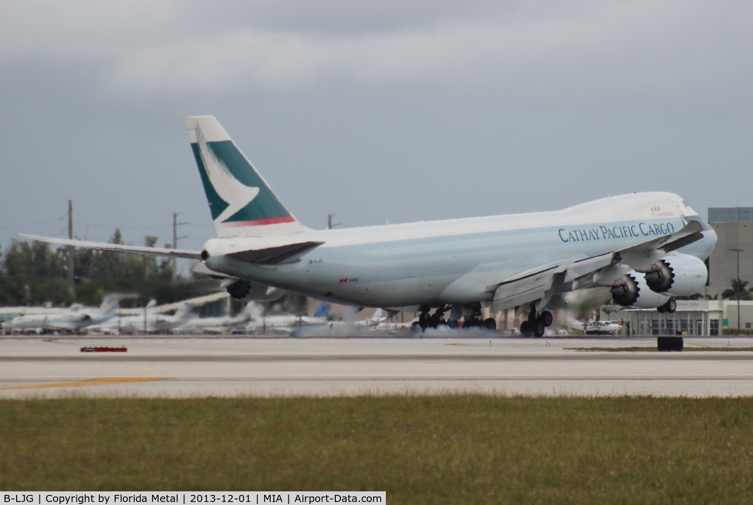 B-LJG, 2012 Boeing 747-867F C/N 39244, Cathay Cargo 747-800