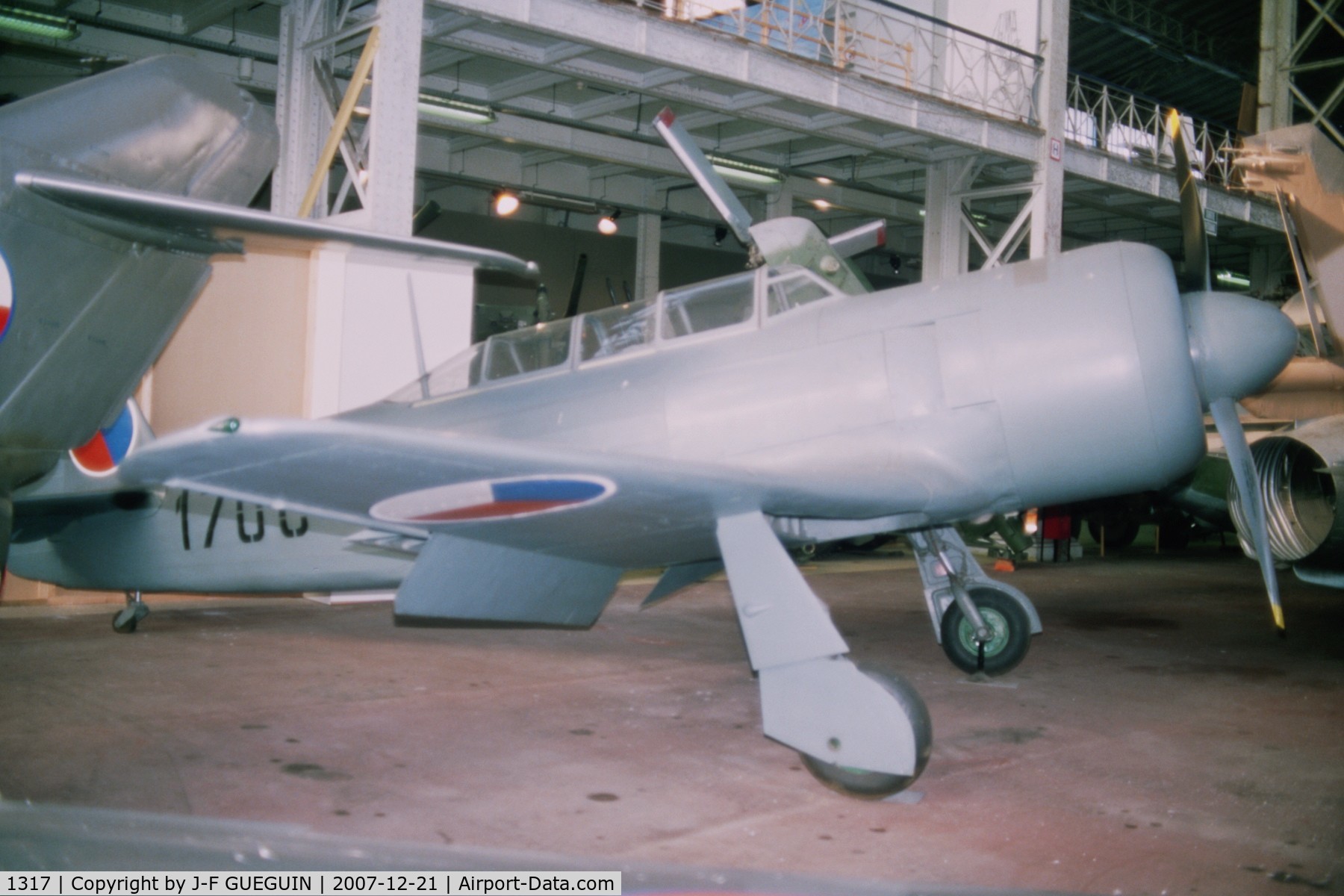 1317, 1948 Let C-11 (Yak-11) C/N 171317, C-11 preserved in belgian Musée Royal de l'Armée.