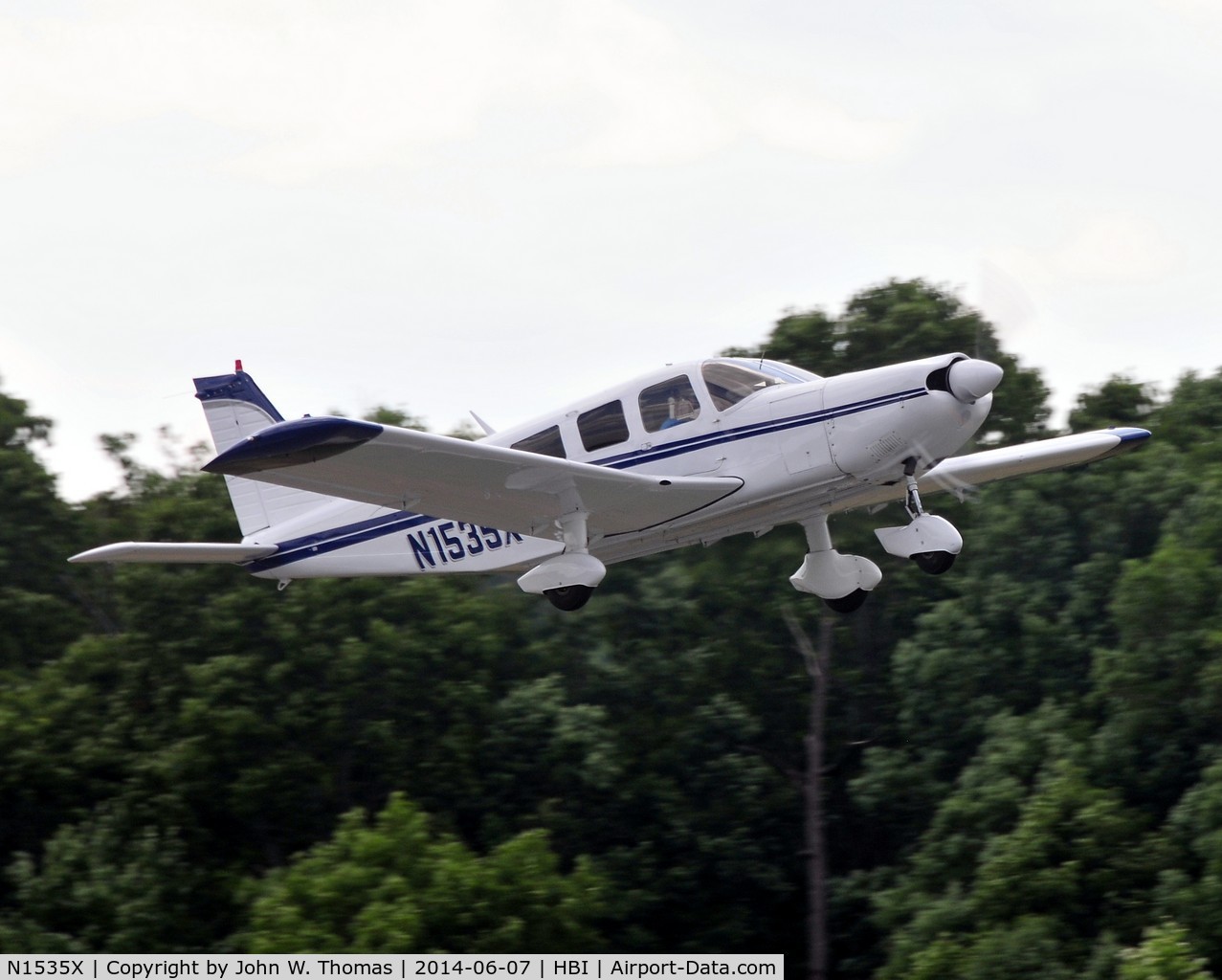 N1535X, 1975 Piper PA-32-300 Cherokee Six C/N 32-7540170, NC Aviation Museum Fly In, June 7, 2014