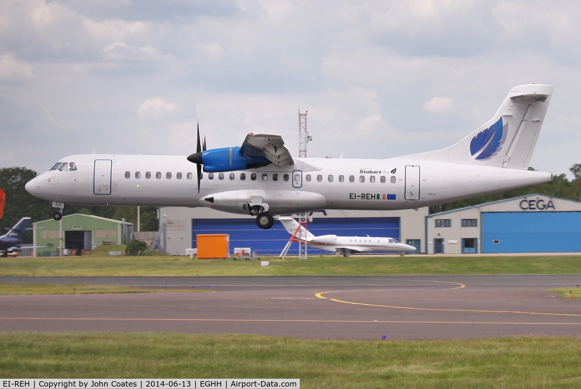 EI-REH, 1991 ATR 72-202 C/N 260, Second visit of first a/c to be painted in new Stobart Air 
