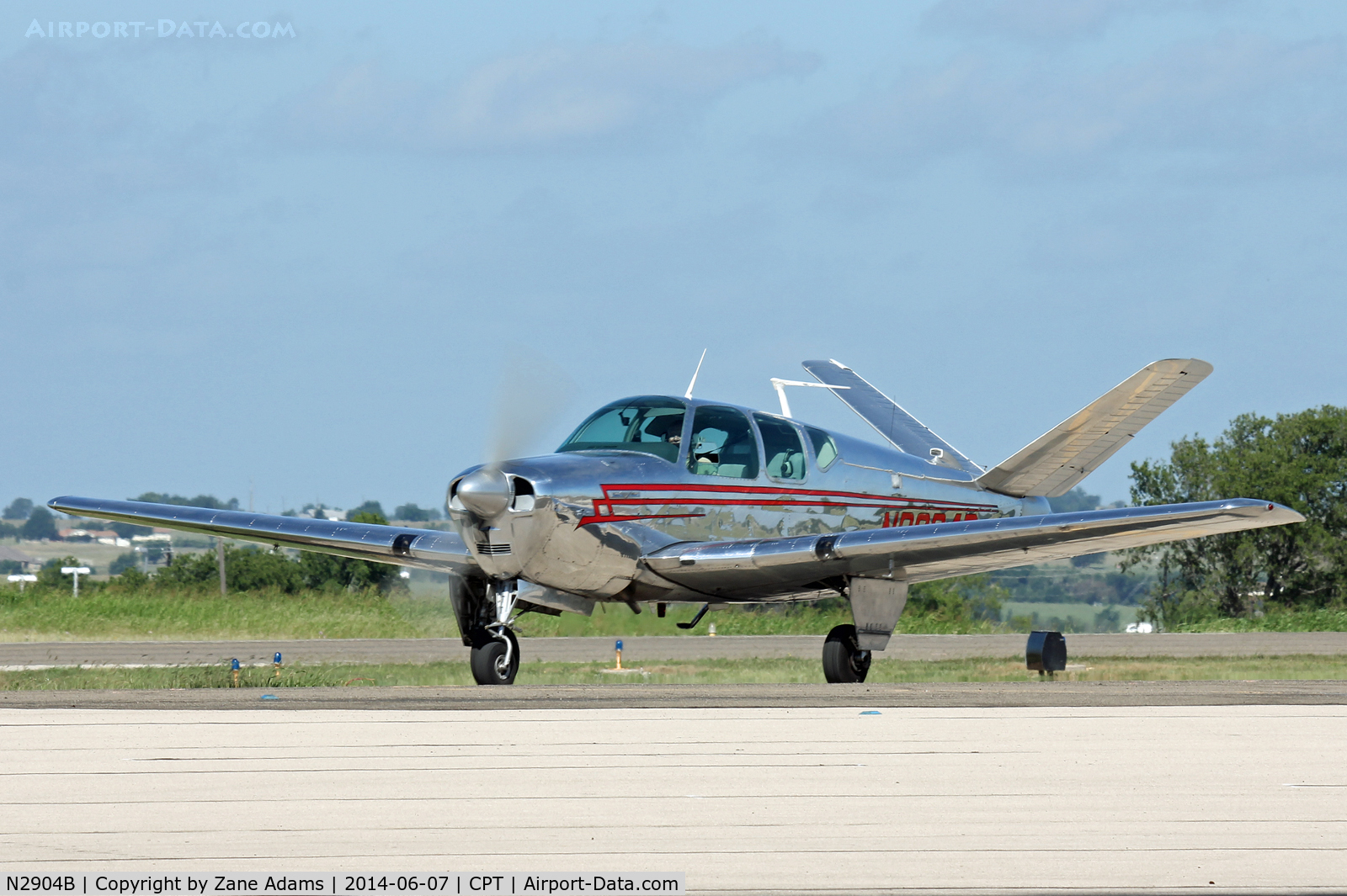 N2904B, 1953 Beech D35 C/N D-3549, At Cleburne Municipal Airport - EAA Young Eagles Rally