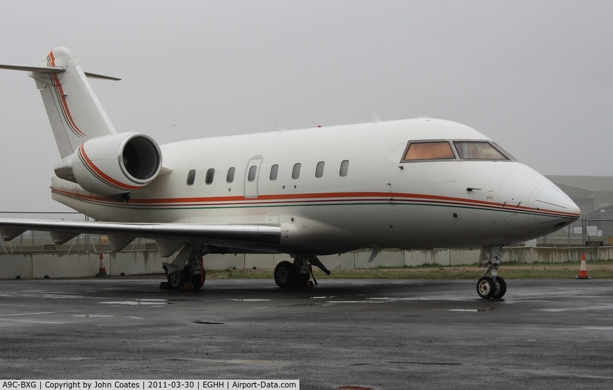 A9C-BXG, 2000 Bombardier Challenger 604 (CL-600-2B16) C/N 5485, At JETS