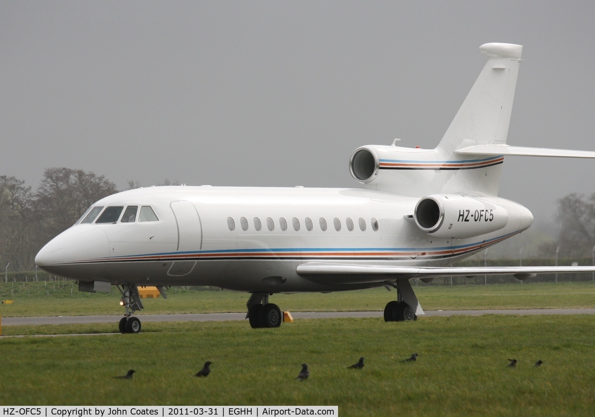 HZ-OFC5, 2007 Dassault Falcon 900EX C/N 180, Taxiing