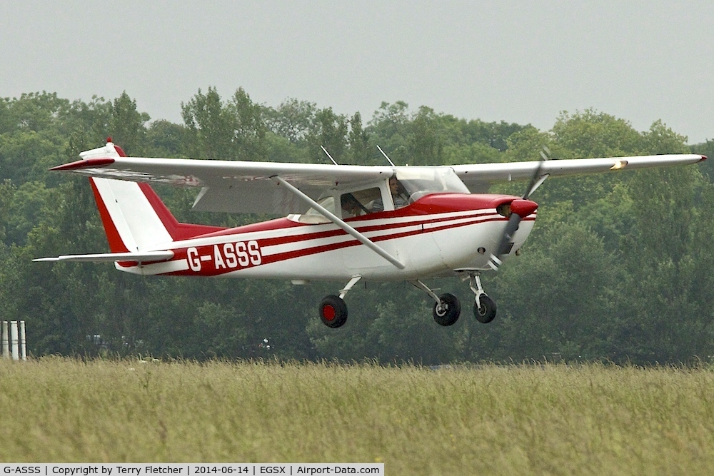 G-ASSS, 1964 Cessna 172E C/N 172-51467, Attending the 2014 June Air Britain Fly-In at North Weald