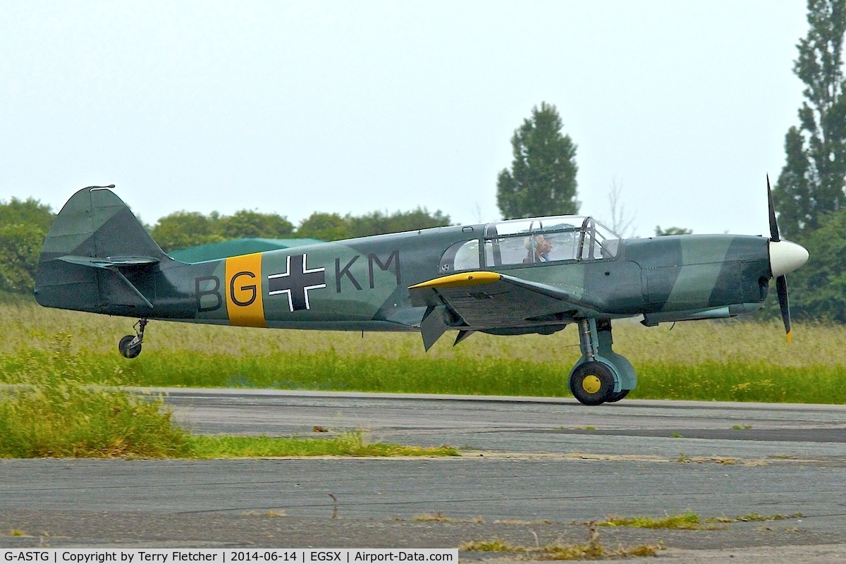 G-ASTG, 1945 Nord 1002 Pingouin II C/N 183, Attending the 2014 June Air Britain Fly-In at North Weald