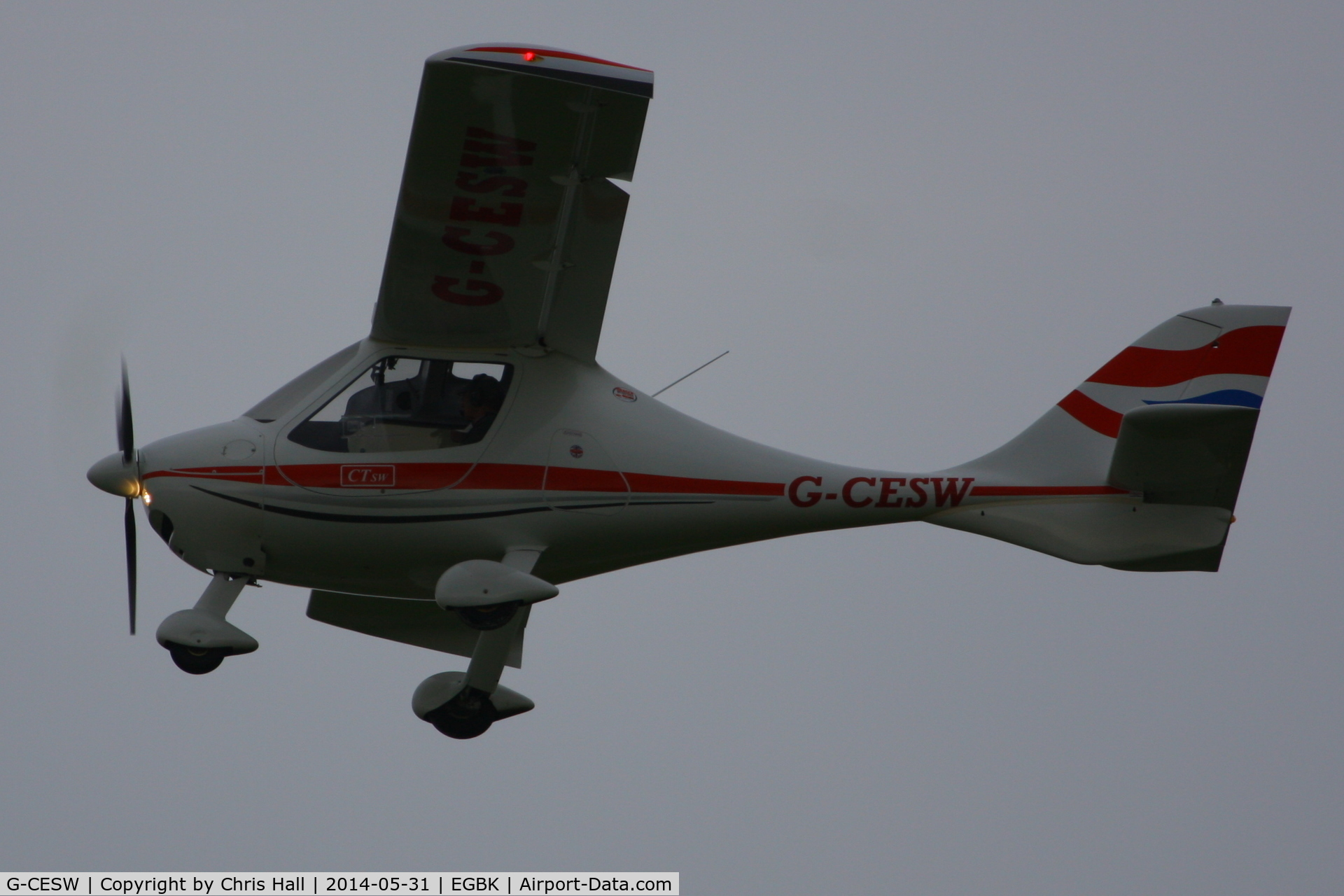 G-CESW, 2007 Flight Design CTSW C/N 8296, at AeroExpo 2014