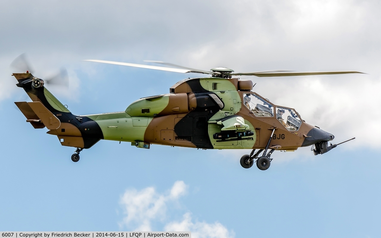 6007, 2013 Eurocopter EC-665 Tigre HAD C/N 6007, display flight out of Phalsbourg Air Base