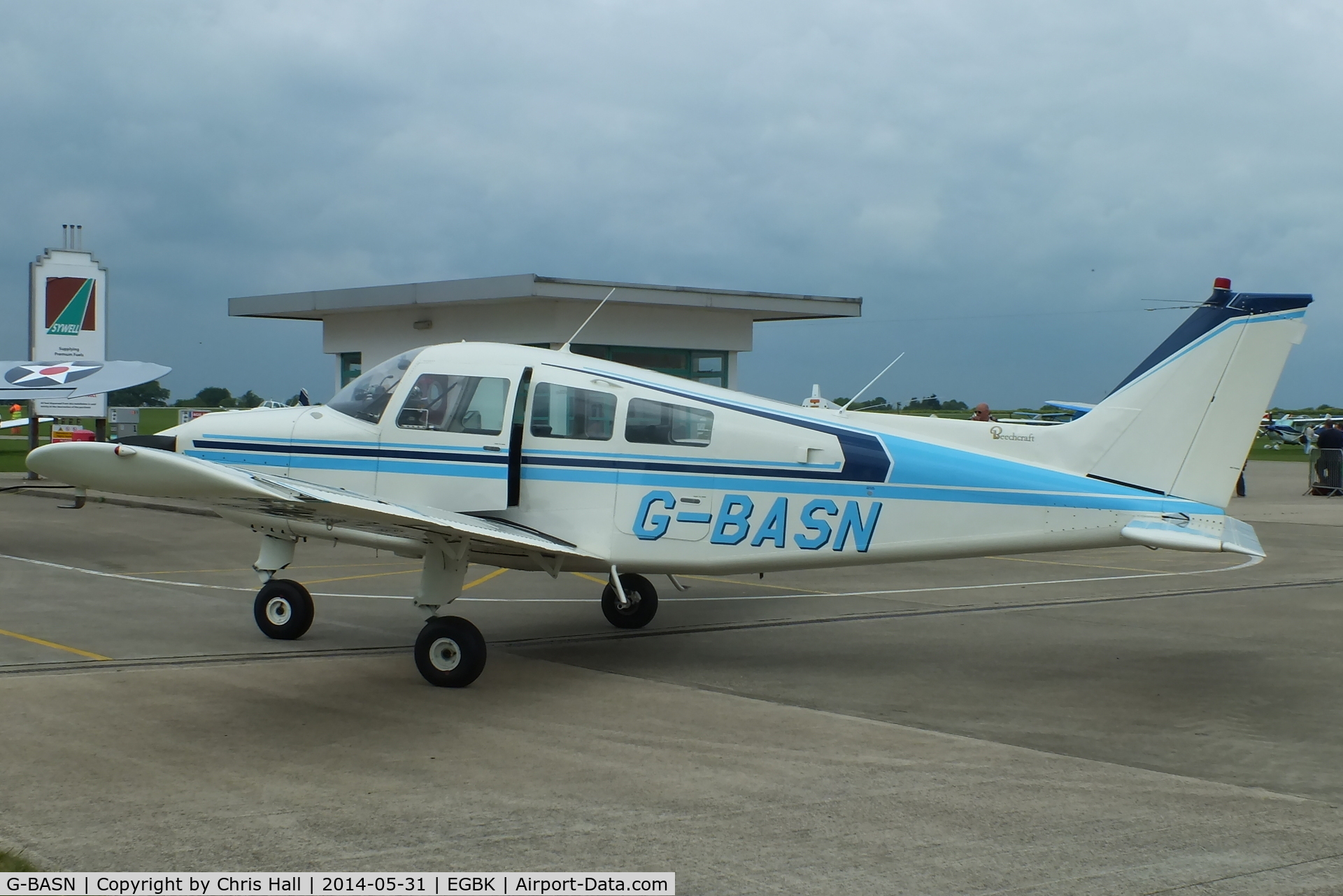 G-BASN, 1973 Beech C23 Sundowner 180 Sundowner 180 C/N M-1476, at AeroExpo 2014