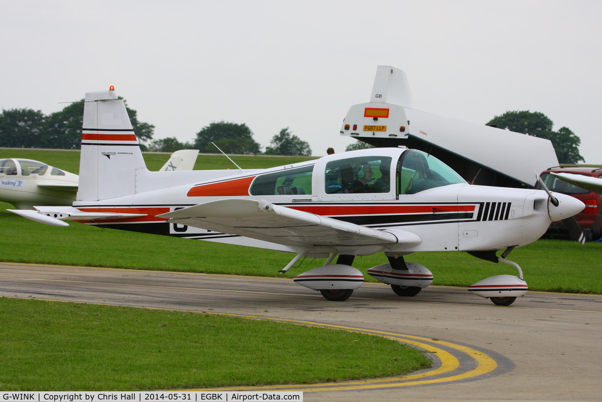 G-WINK, 1976 Grumman American AA-5B Tiger C/N AA5B-0327, at AeroExpo 2014