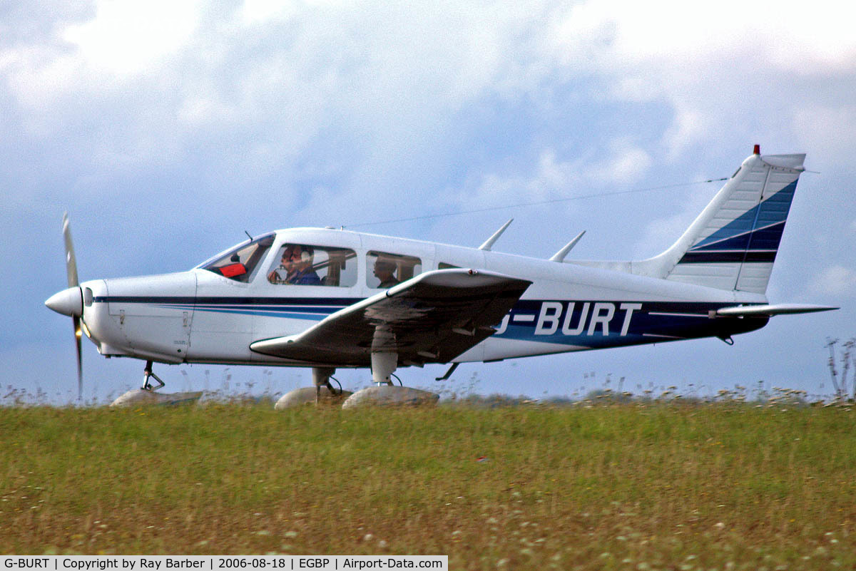 G-BURT, 1977 Piper PA-28-161 Cherokee Warrior II C/N 28-7716105, Piper PA-28-161 Cherokee Warrior II [28-7716105] Kemble~G 18/08/2006