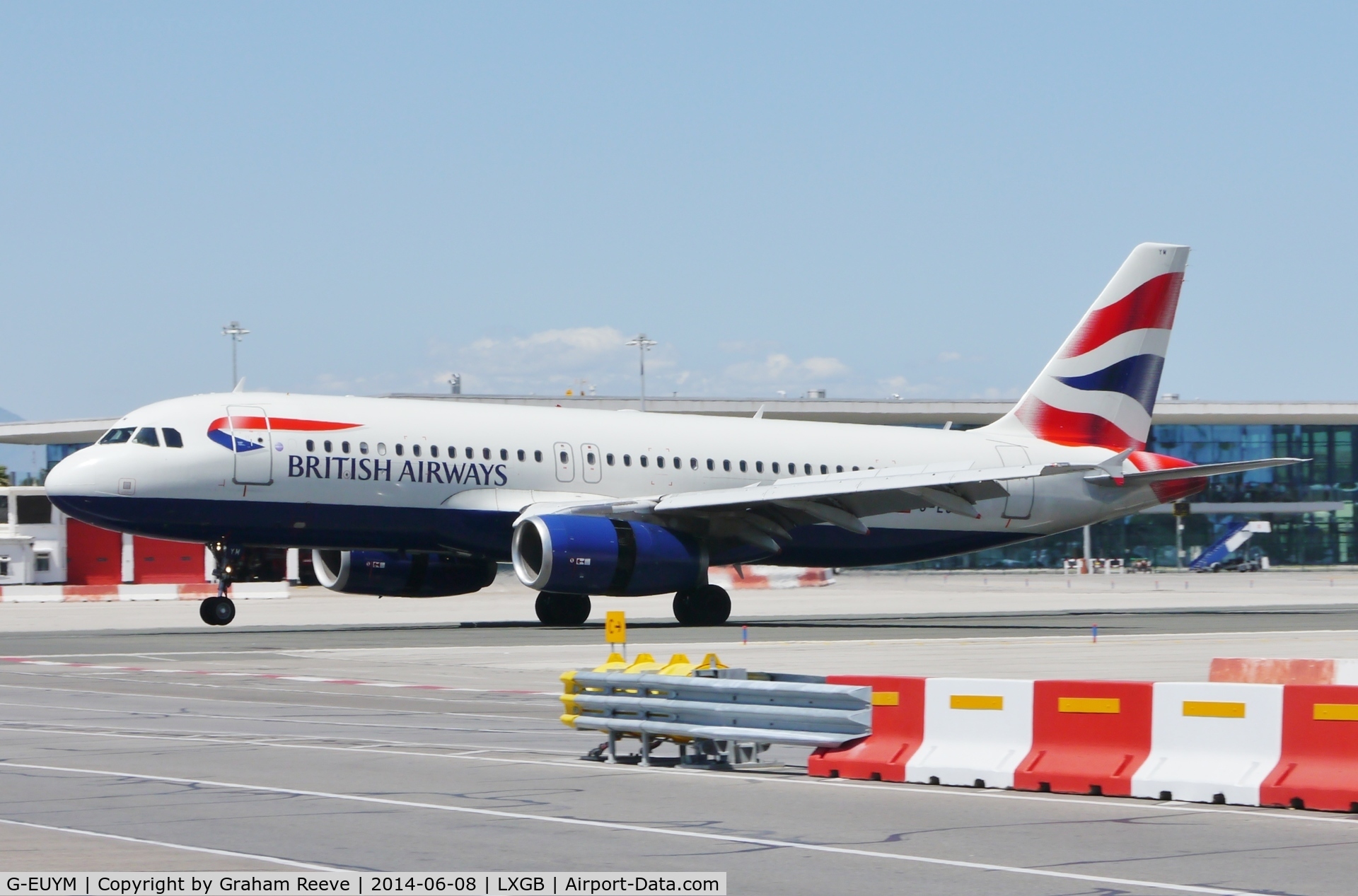 G-EUYM, 2011 Airbus A320-232 C/N 4791, Landing from Gibraltar