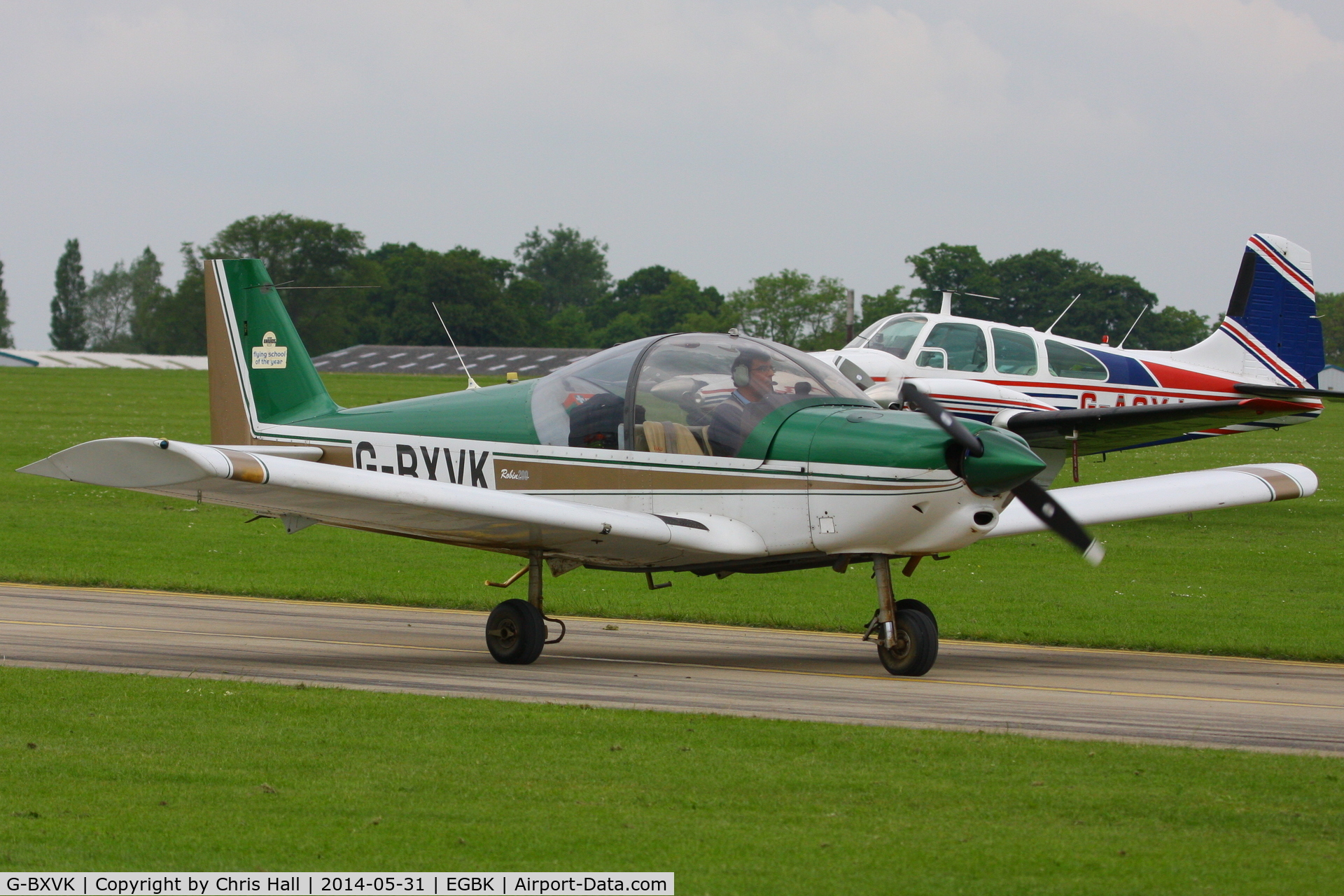 G-BXVK, 1998 Robin HR-200-120B C/N 326, at AeroExpo 2014