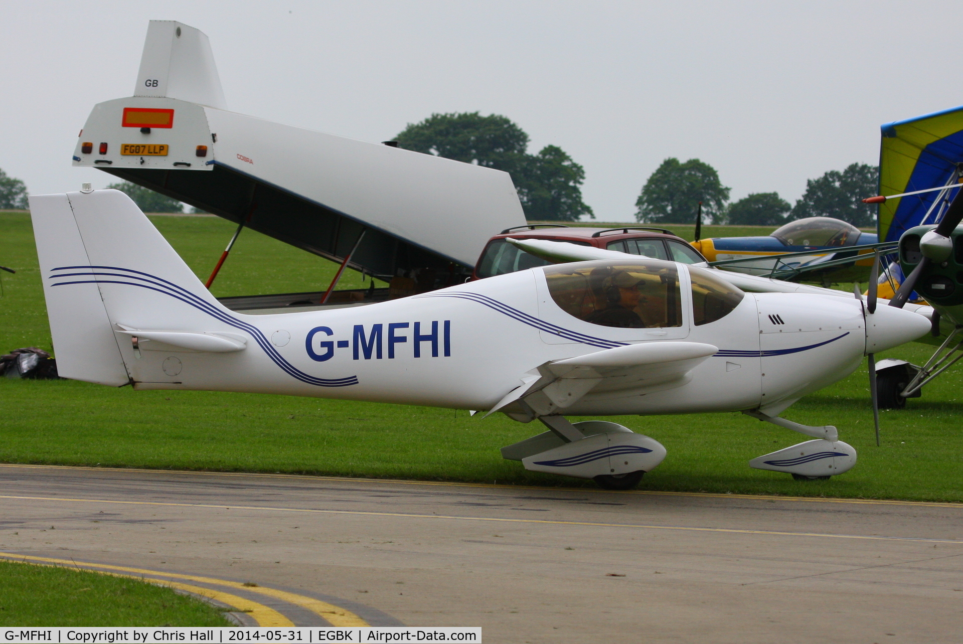 G-MFHI, 1998 Europa Tri-Gear C/N PFA 247-12841, at AeroExpo 2014