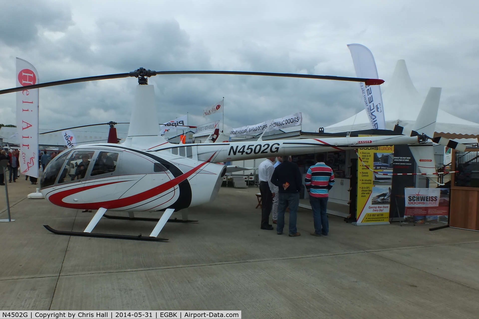 N4502G, 2011 Robinson R66 Turbine C/N 0059, at AeroExpo 2014