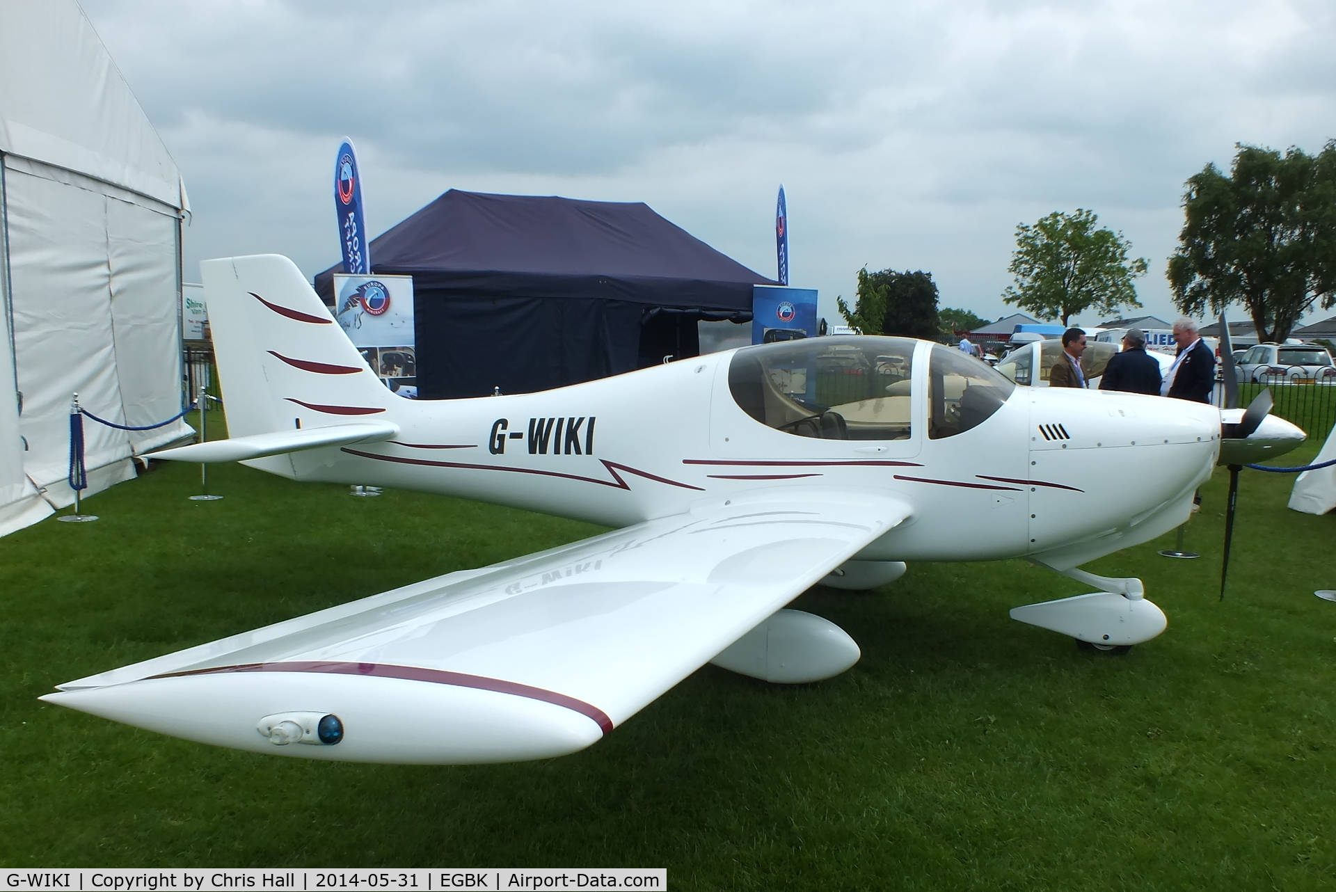 G-WIKI, 2011 Europa XS Tri-Gear C/N PFA 247-14095, at AeroExpo 2014