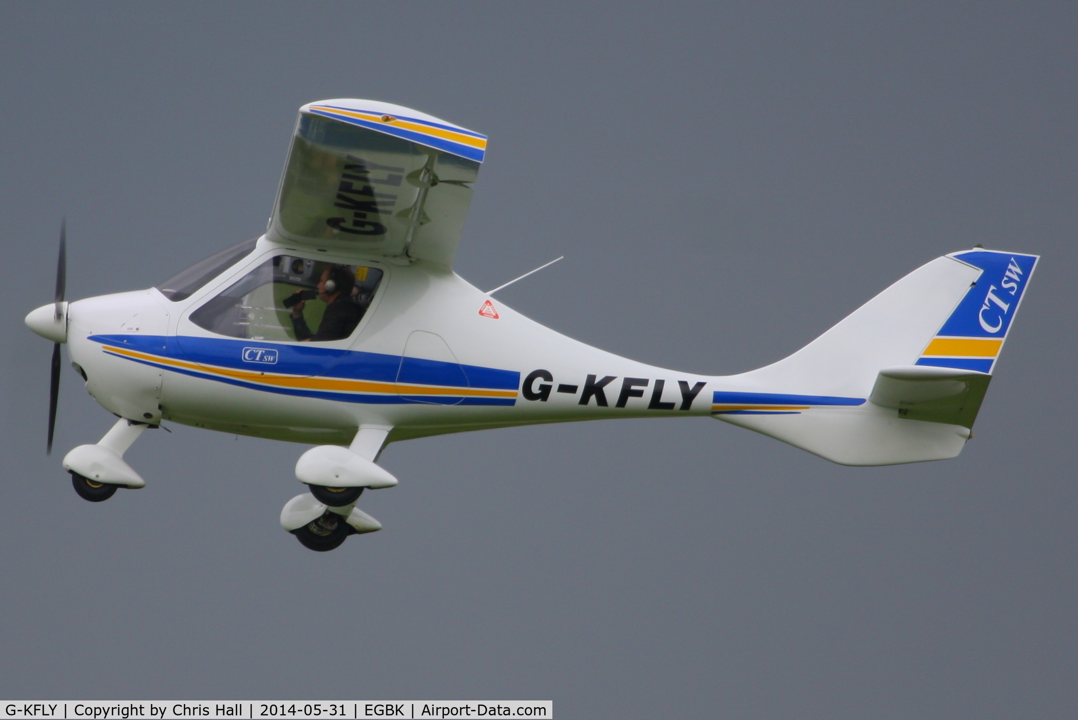 G-KFLY, 2007 Flight Design CTSW C/N 8244, at AeroExpo 2014