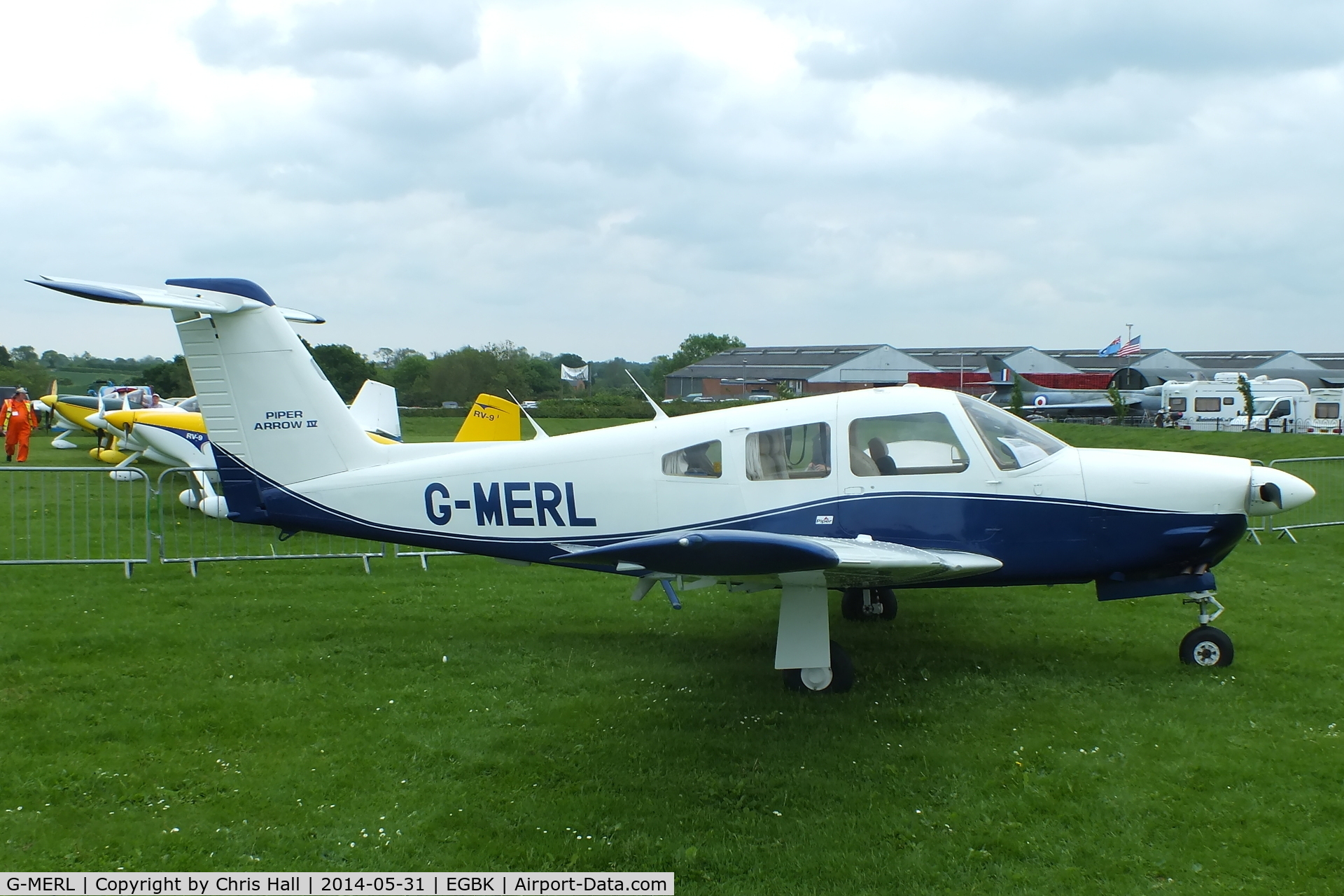 G-MERL, 1979 Piper PA-28RT-201 Arrow IV C/N 28R-7918036, at AeroExpo 2014
