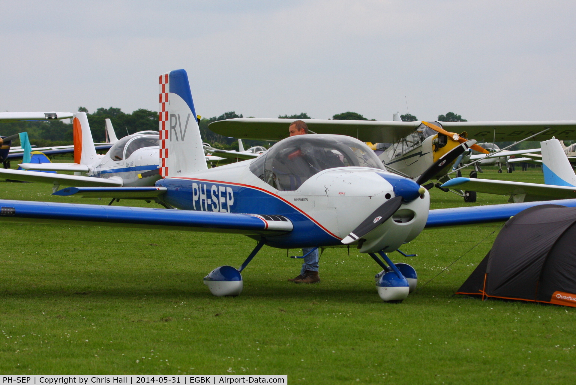 PH-SEP, 2012 Vans RV-12 C/N 120519, at AeroExpo 2014