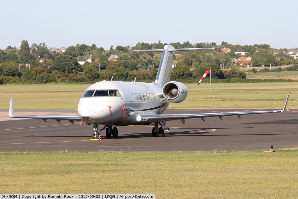 9H-BOM, 2009 Bombardier Challenger 605 (CL-600-2B16) C/N 5785, Parked