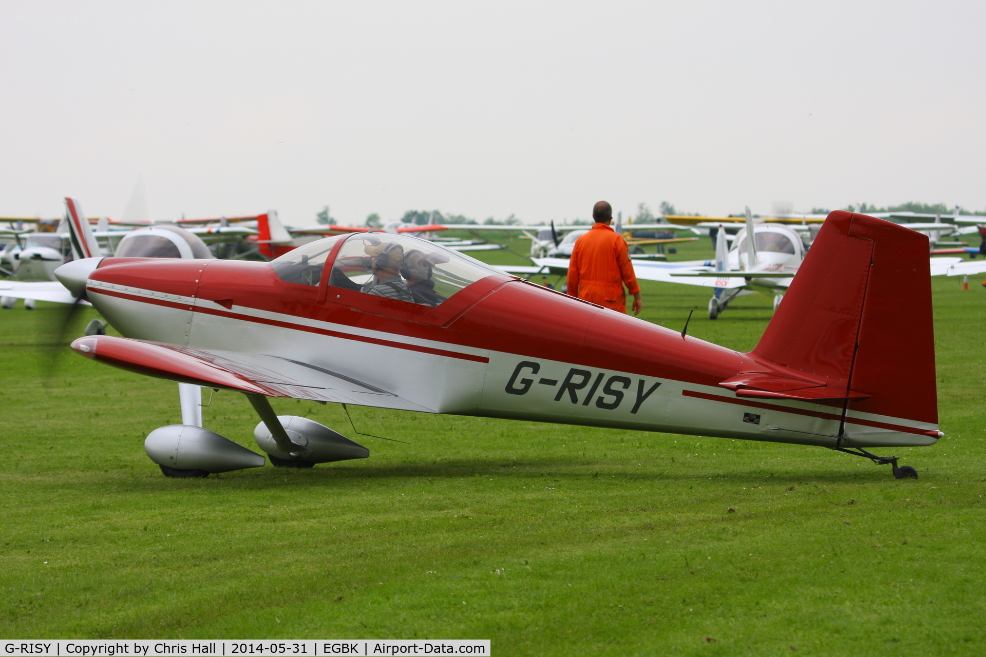 G-RISY, 2008 Vans RV-7 C/N PFA 323-14320, at AeroExpo 2014