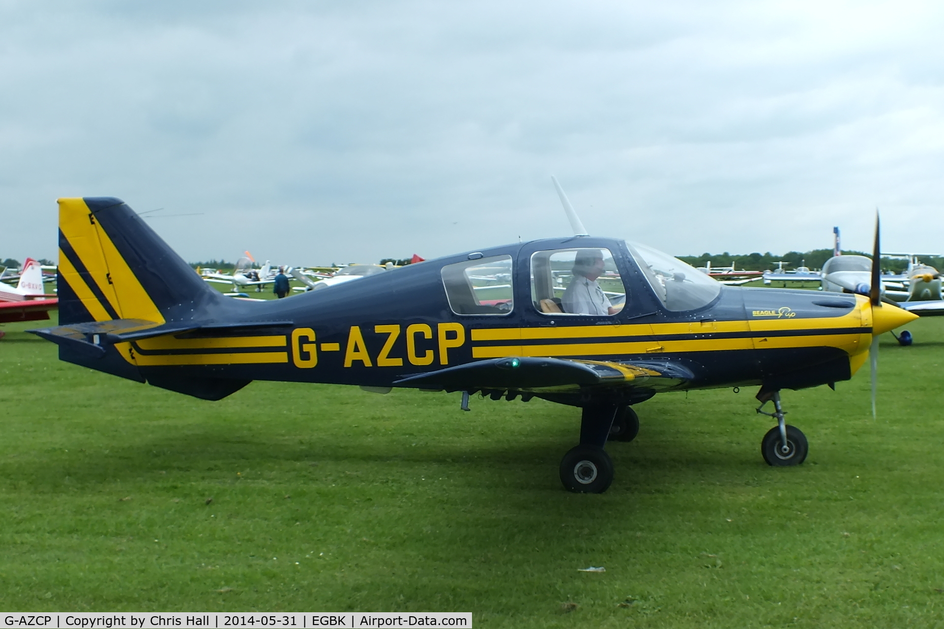 G-AZCP, 1970 Beagle B-121 Pup Series 2 (Pup 150) C/N B121-158, at AeroExpo 2014