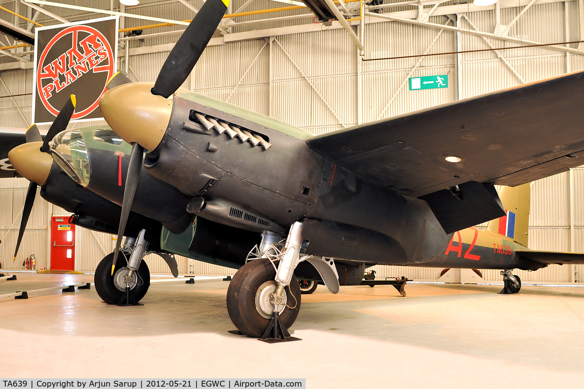TA639, 1945 De Havilland DH-98 Mosquito TT.35 C/N Not found TA639, On display at RAF Museum Cosford.
