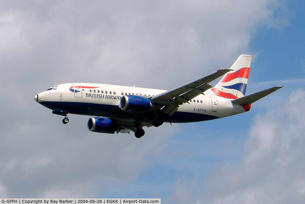 G-GFFH, 1994 Boeing 737-5H6 C/N 27354, Boeing 737-5H6 [27354] (British Airways) Gatwick~G 28/06/2004