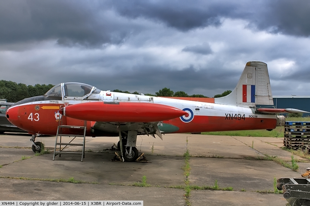 XN494, 1960 Hunting P-84 Jet Provost T.3A C/N PAC/W/10155, Bruntingthorpe